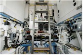 Inside engine compartment