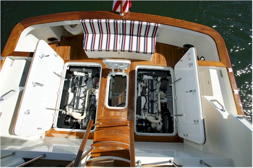 view of engine compartments